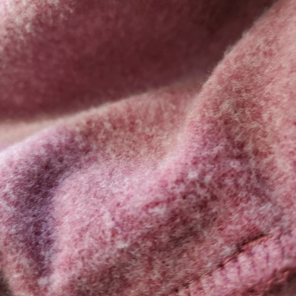 Eddie Bauer Camp Fleece Cardigan 2X Burgundy Soft Open Cozy Layering Casual Long - Picture 10 of 15